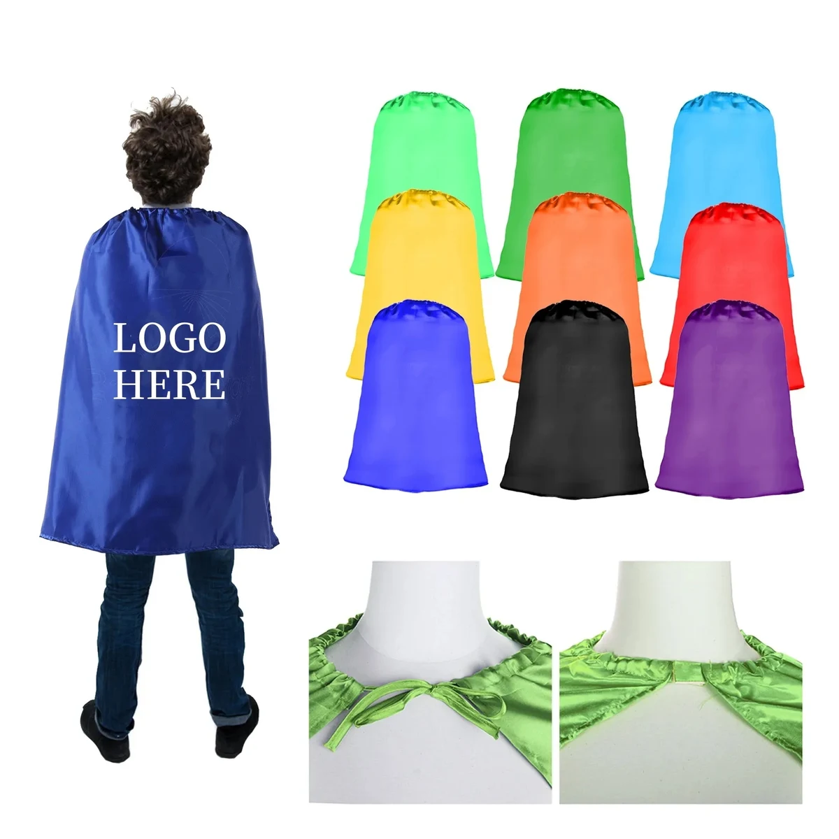 Youth Satin Superhero Cape 1