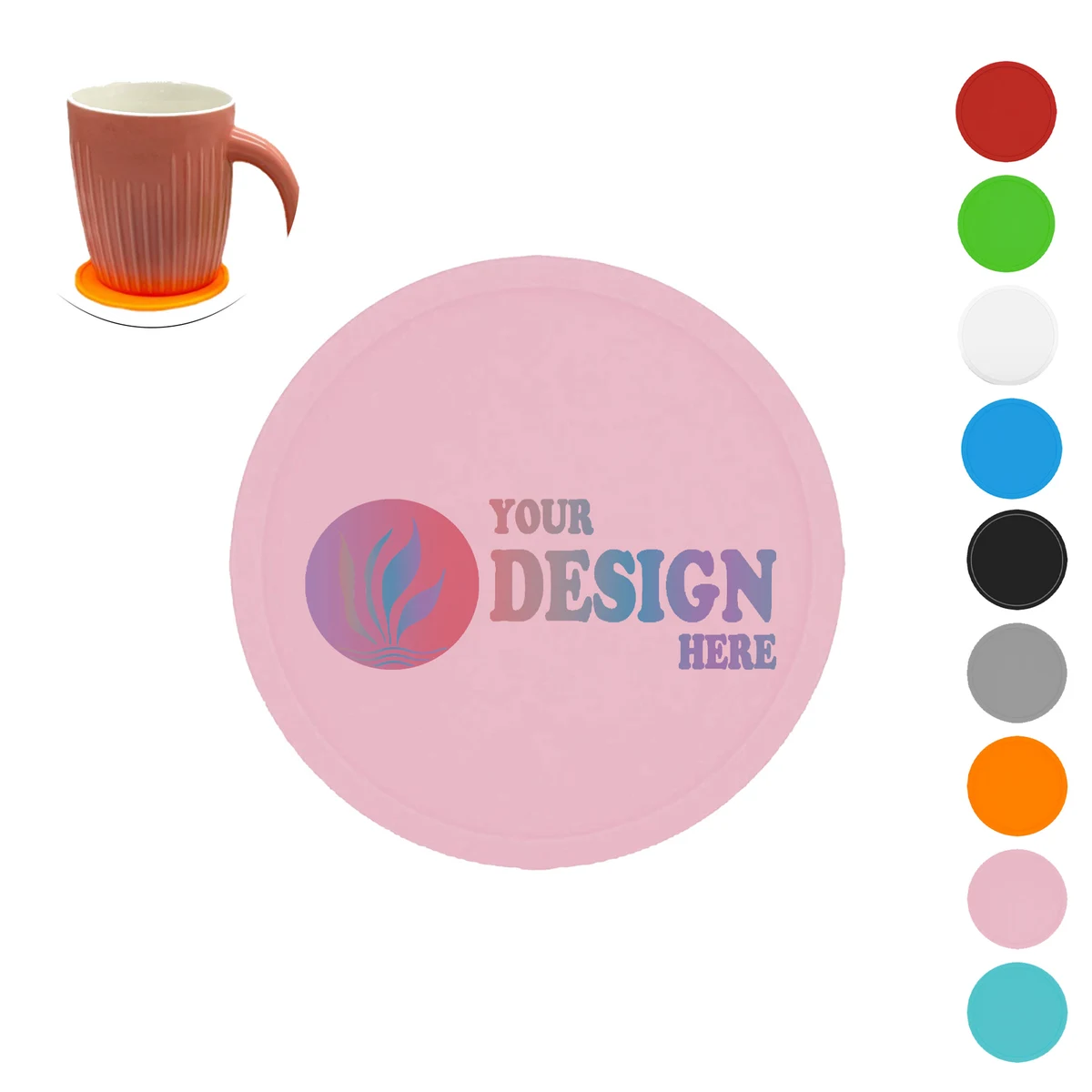 Custom Silicone Cup Coaster 1