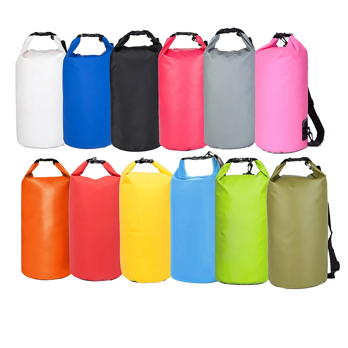 15L Waterproof Floating Dry Bag With Shoulder Straps 1