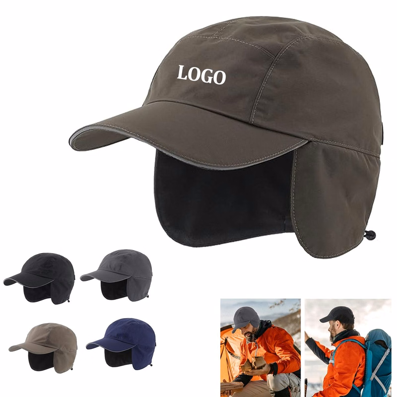 Cold Proof Short Brimmed Duckbill Earmuff Hat