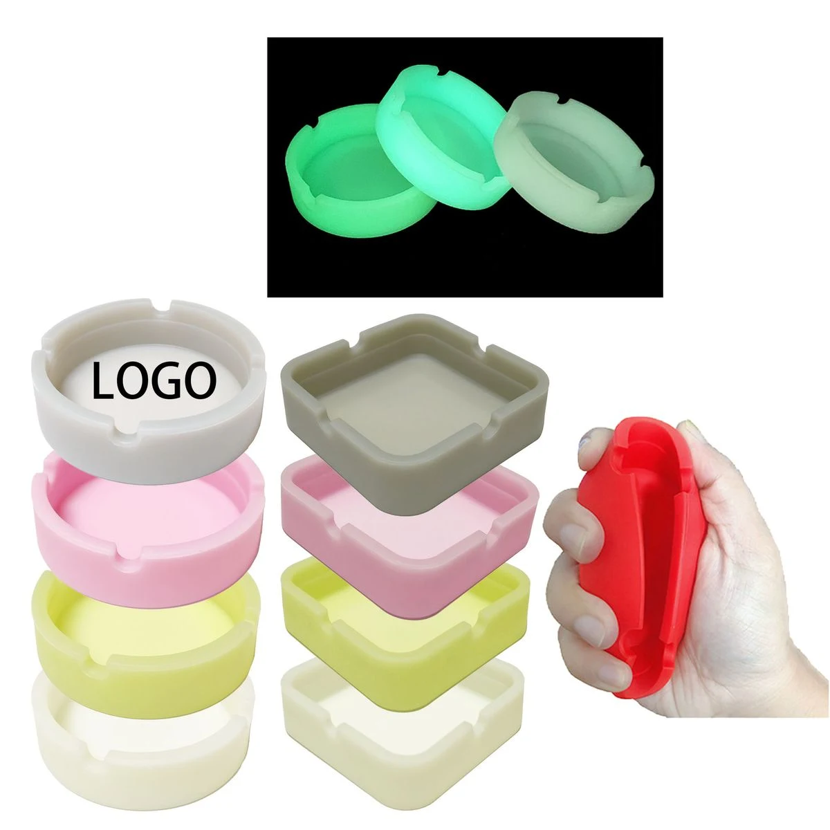 Shockproof Luminous Ashtray 1