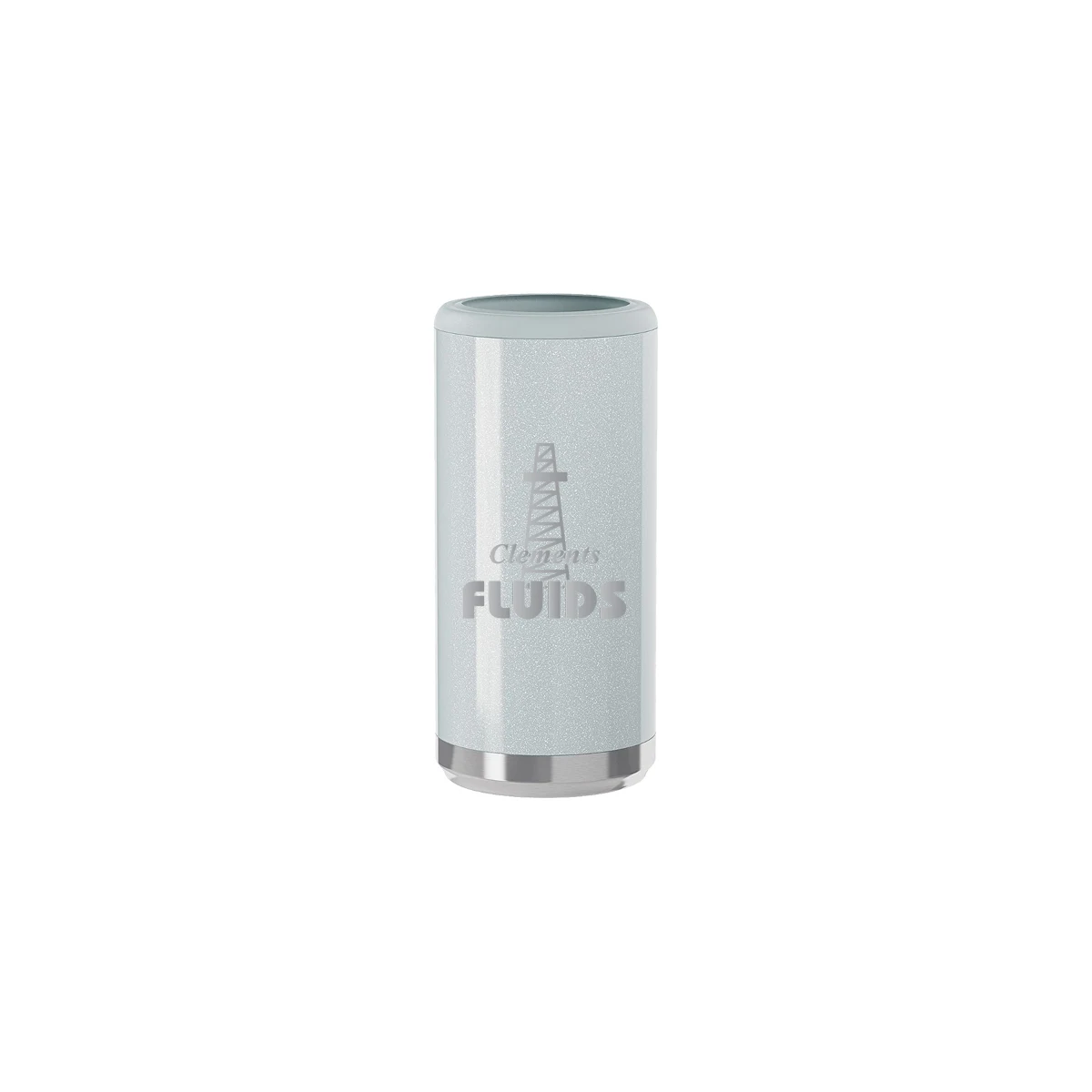 12 Oz. Glitter Iceberg Maars Stainless Steel Skinny Can Cooler 1