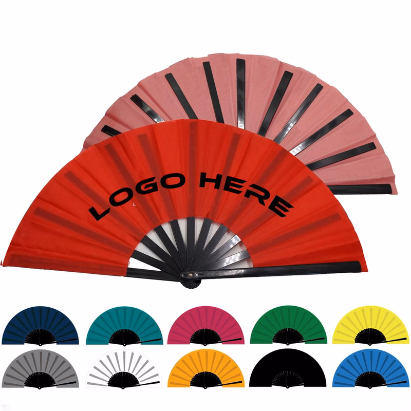 13" Handheld Folding Hand Clack Fan with Loud Sound