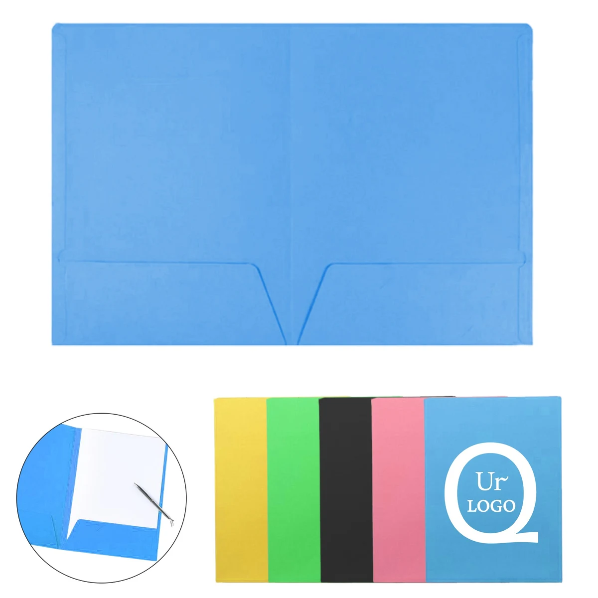 Double Pocket Portfolio Folders 1