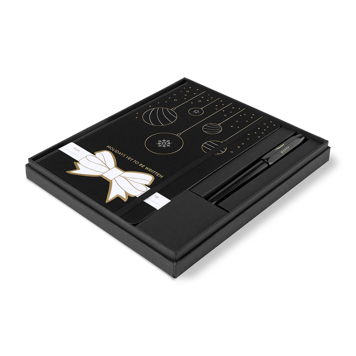 Moleskine® Hard Cover Holiday Notebook and Kaweco Pen Gift Set 1