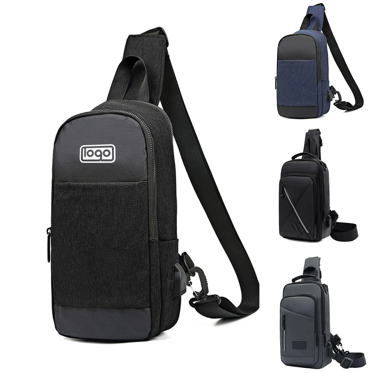 Multifunctional Waterproof Sports Reflective Crossbody Bag 1
