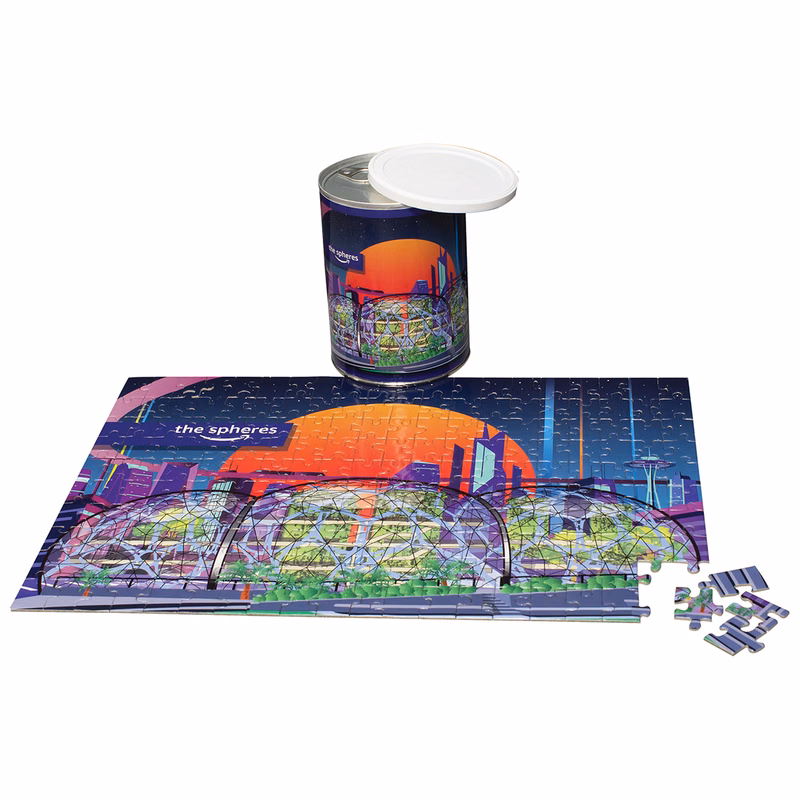 200 Pieces - 11" x 16" - Large Puzzle in Can