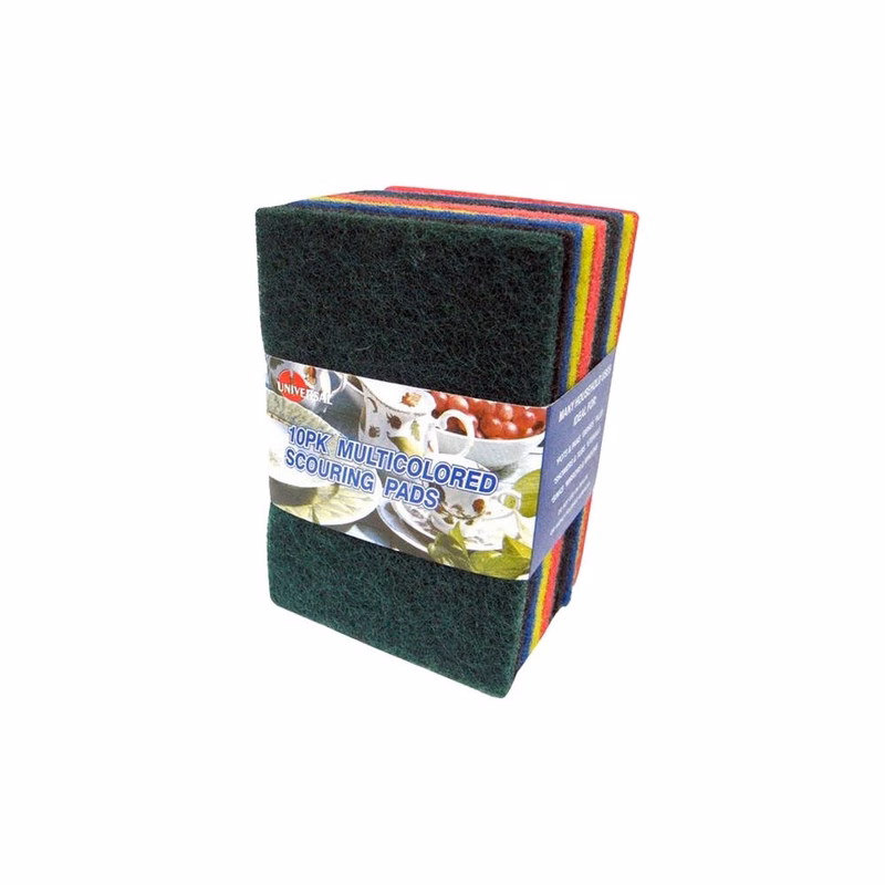 Scouring Pads Assorted 10 Pack