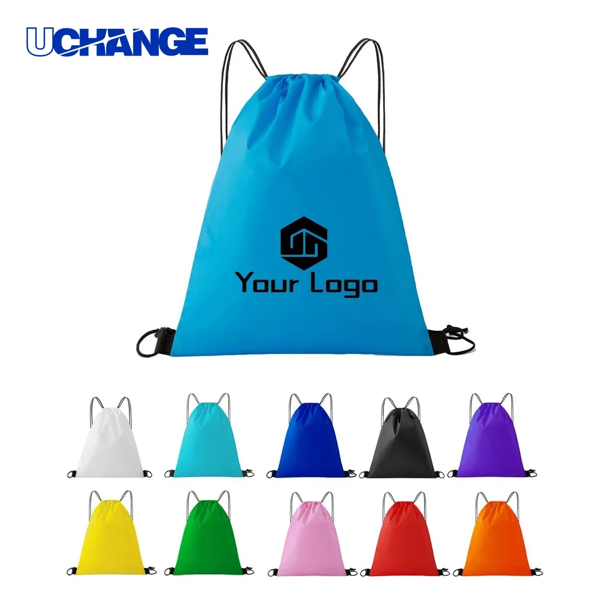 Full Color 210D Drawstring Backpack Organizer 1