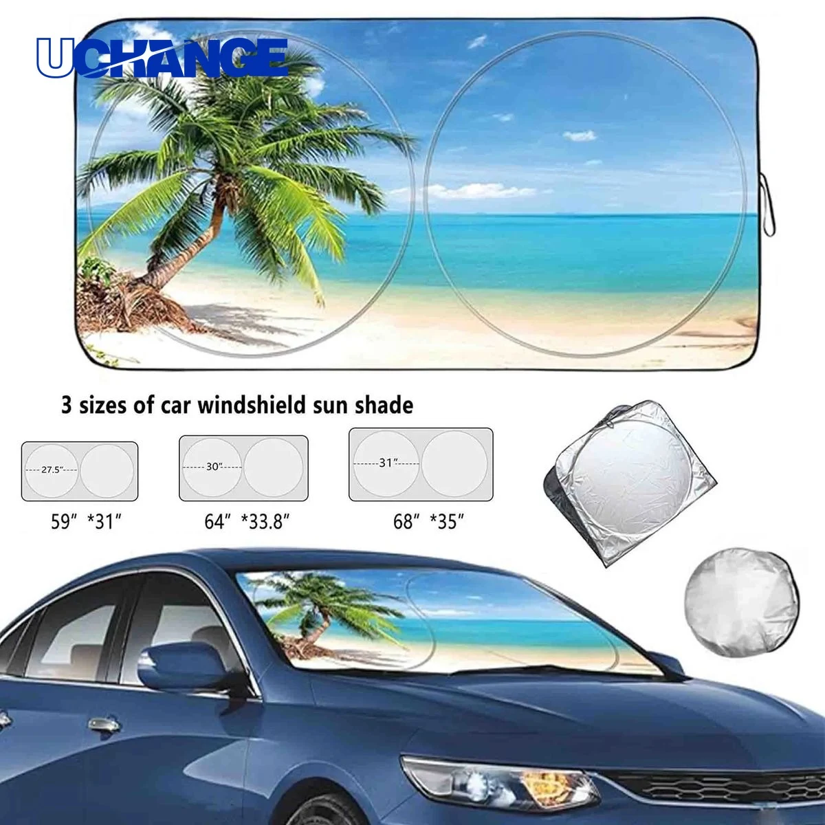 Full Color Car Sun Shade Windshield 1