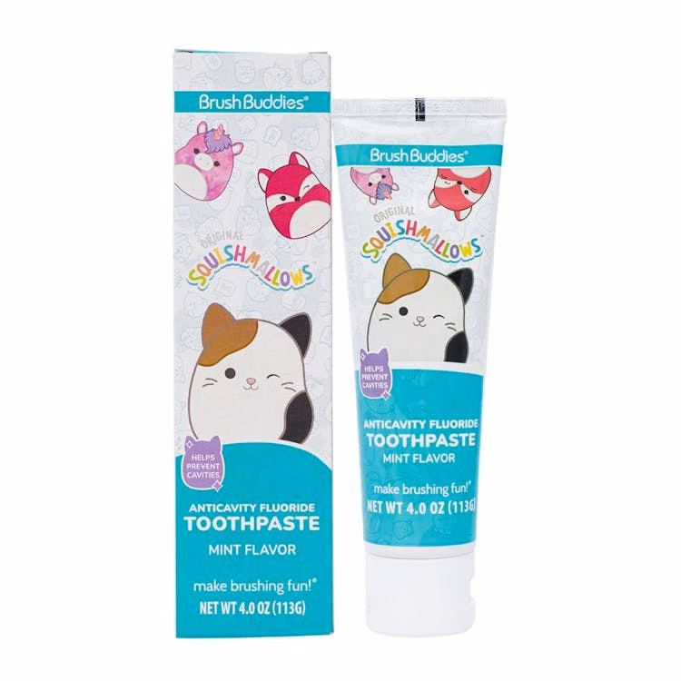 Squishmallows Fluoride Toothpaste Mint Flavor - 4 oz