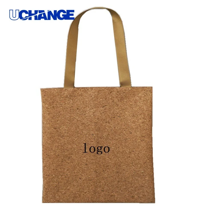 Cork Tote Bag 12" x 15" for Shopping, custom tote bag with logo imprint 1