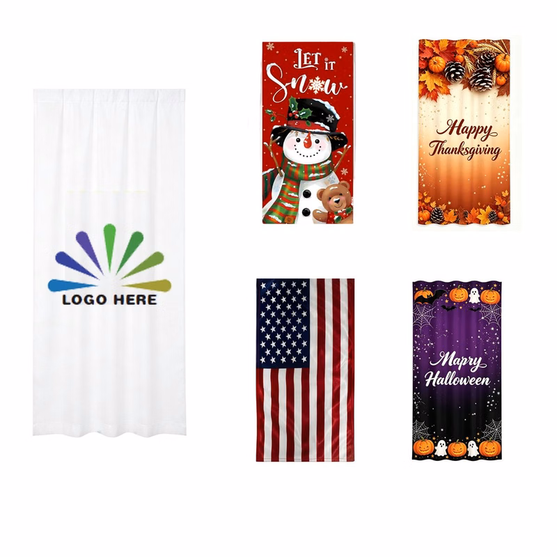 Atmosphere Door Curtain Porch Hanging Flags