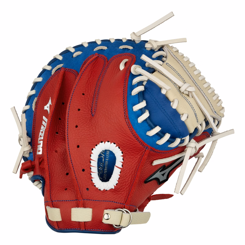 GXC 105 RWB, Youth Catcher's Mitt, Baseball , 32.5", Red, White and Blue