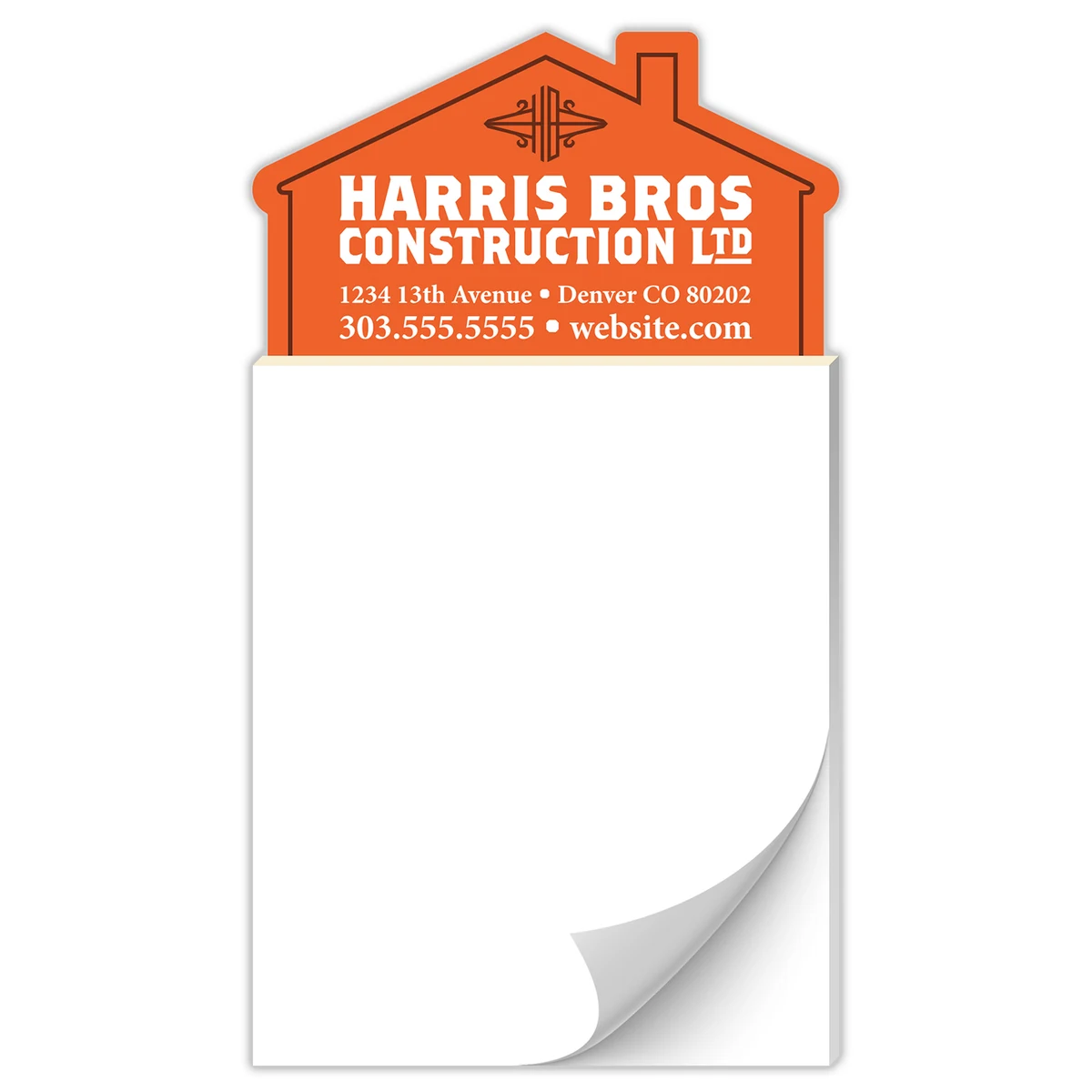 Magna-Pad House Shape Magnet - BLANK Sheet (50 Sheet) 1