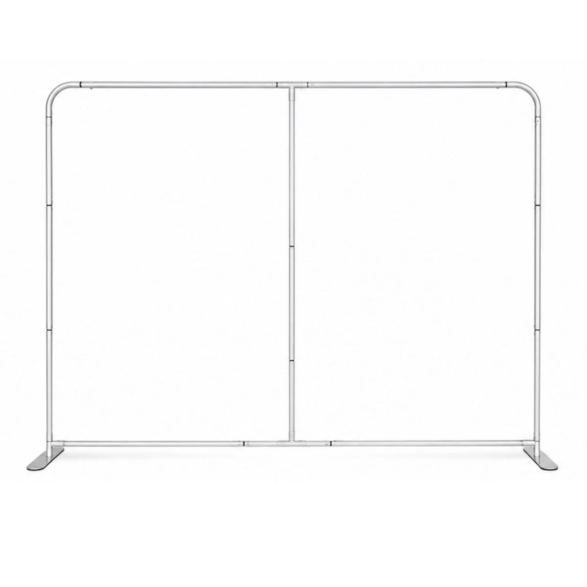 8'W x 8'H EuroFit Straight Wall Hardware Only, Frame and Carry Case. Graphics are not included 1