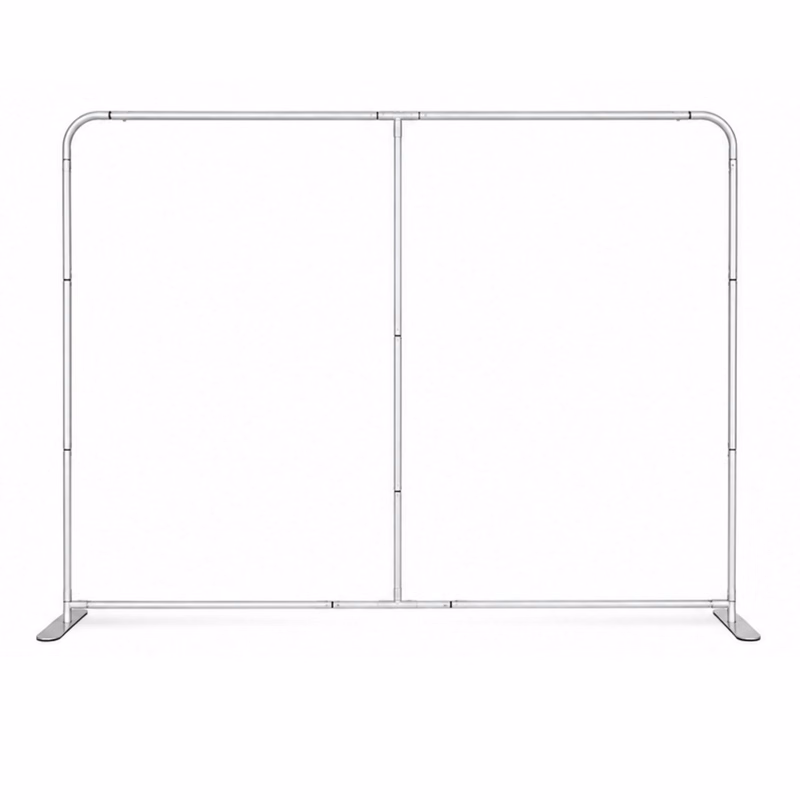 8'W x 8'H EuroFit Straight Wall Hardware Only, Frame and Carry Case. Graphics are not included