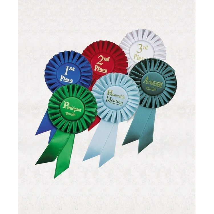 Achievement Rosette Ribbon 3 1/2" x 6 1/2" 1