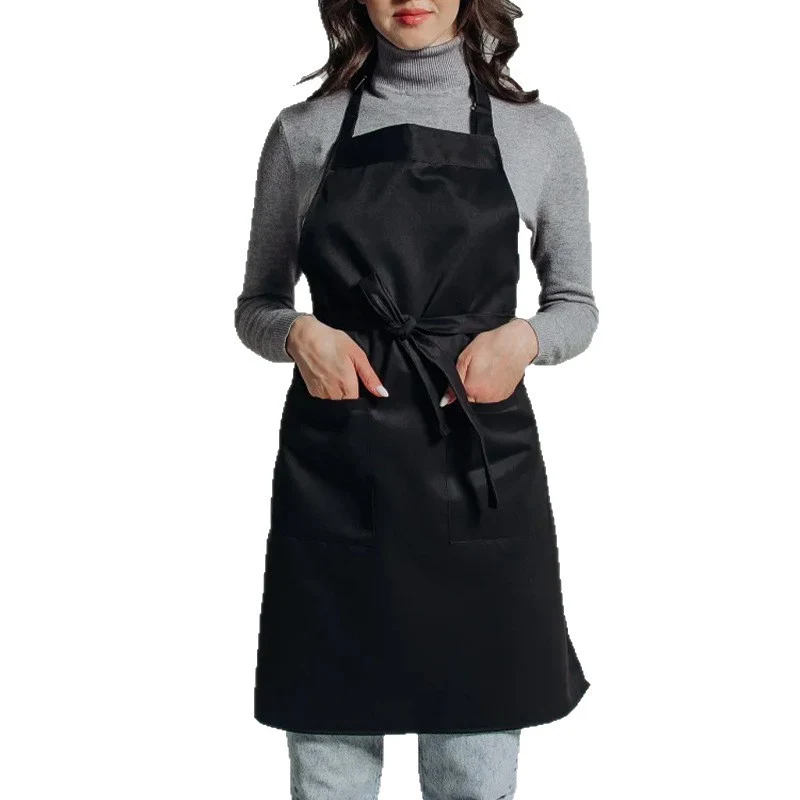 Adjustable Bib Apron with Long Ties 1