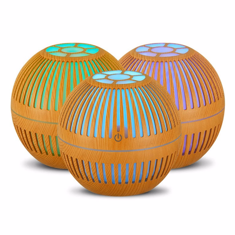 130 ml Wood Grain Ultrasonic Perfume Air Humidifier