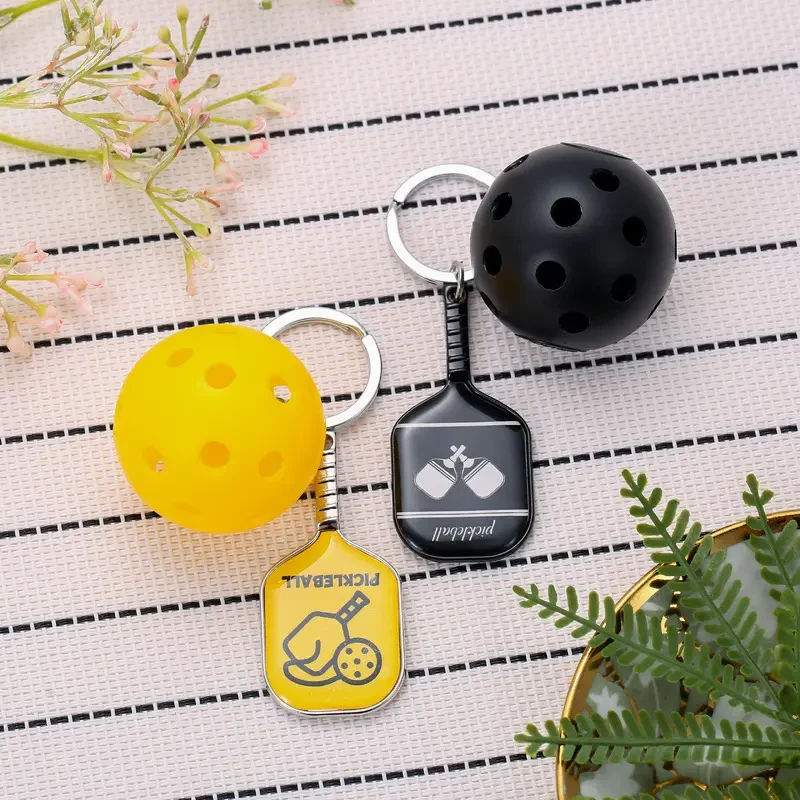 Mini Pickleball Racket & Ball Keychain 1