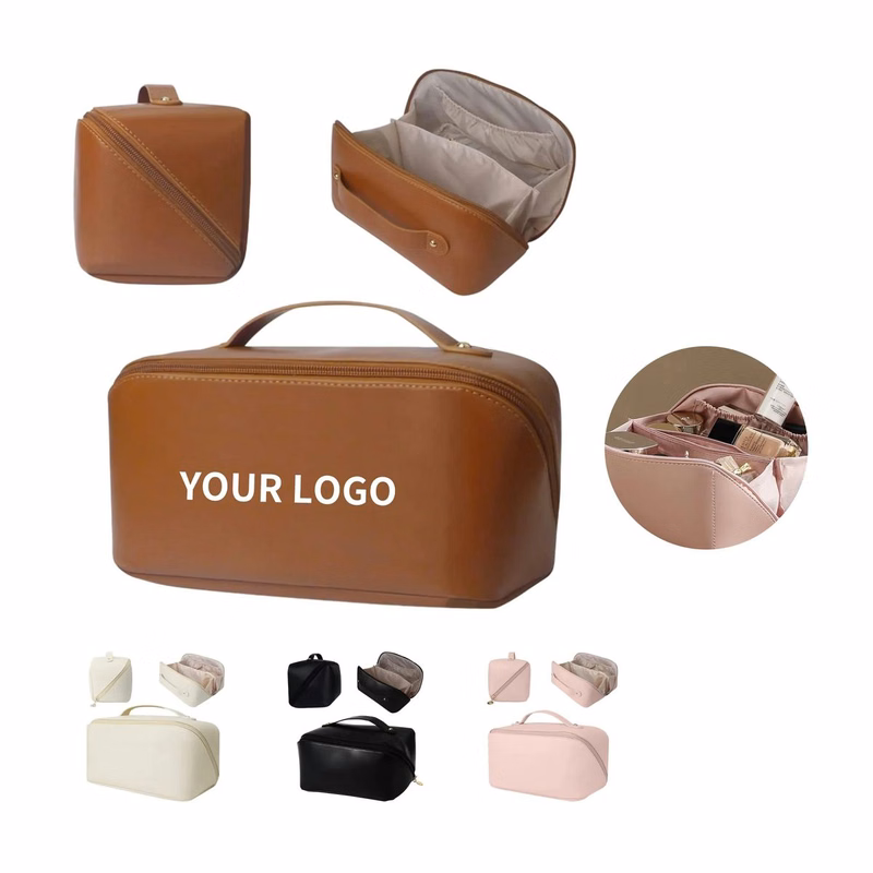 PU Cosmetic Bag with Lightweight Portable Design