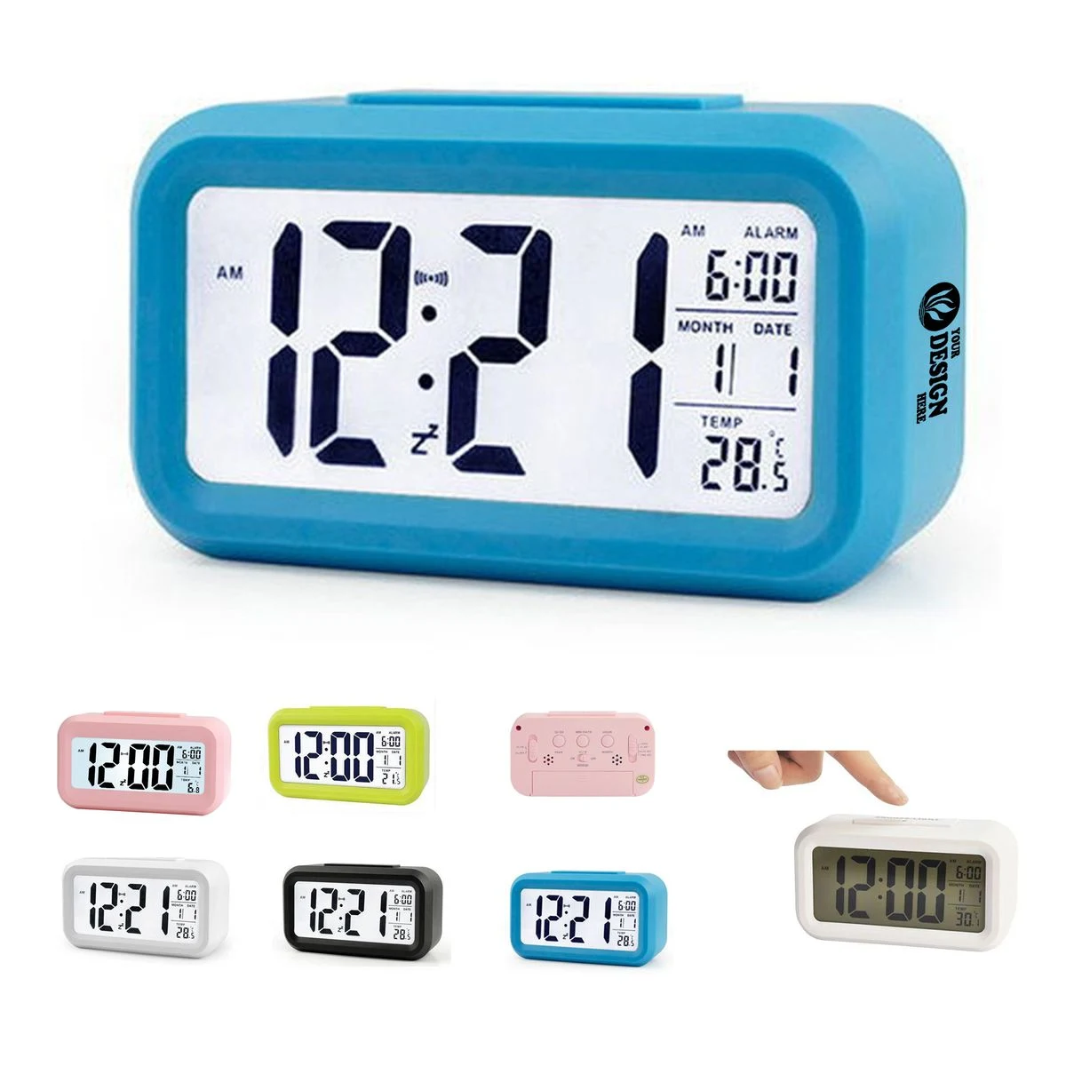 Large Screen Digital Desk Clock 1