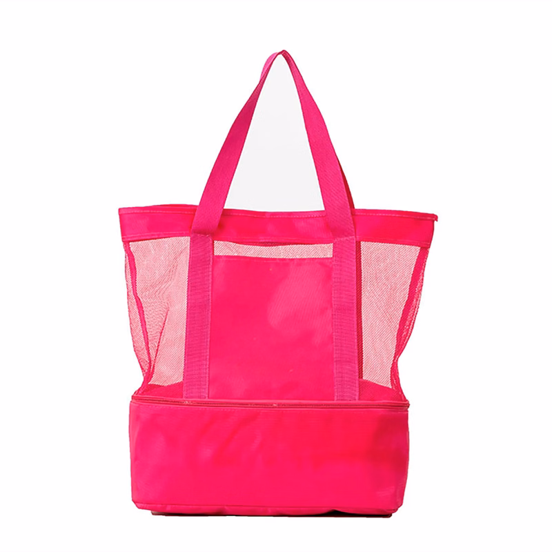 Mesh Beach Bag With Cooler