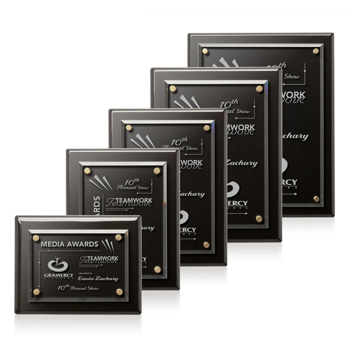 Caledon Plaque - Black/Gold 1