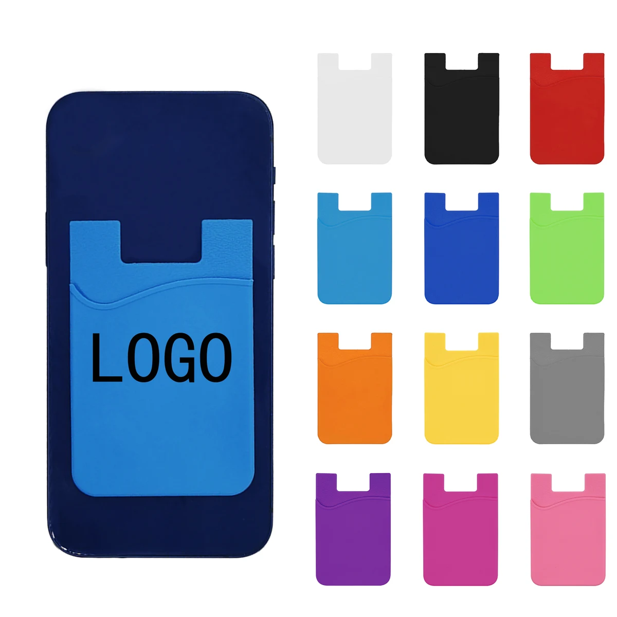 Silicone Card Phone Back Card Sticker 1