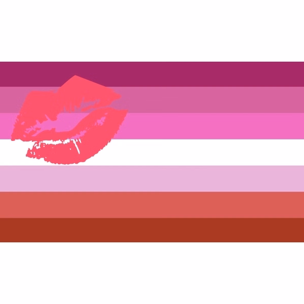 Lipstick Lesbian Flag