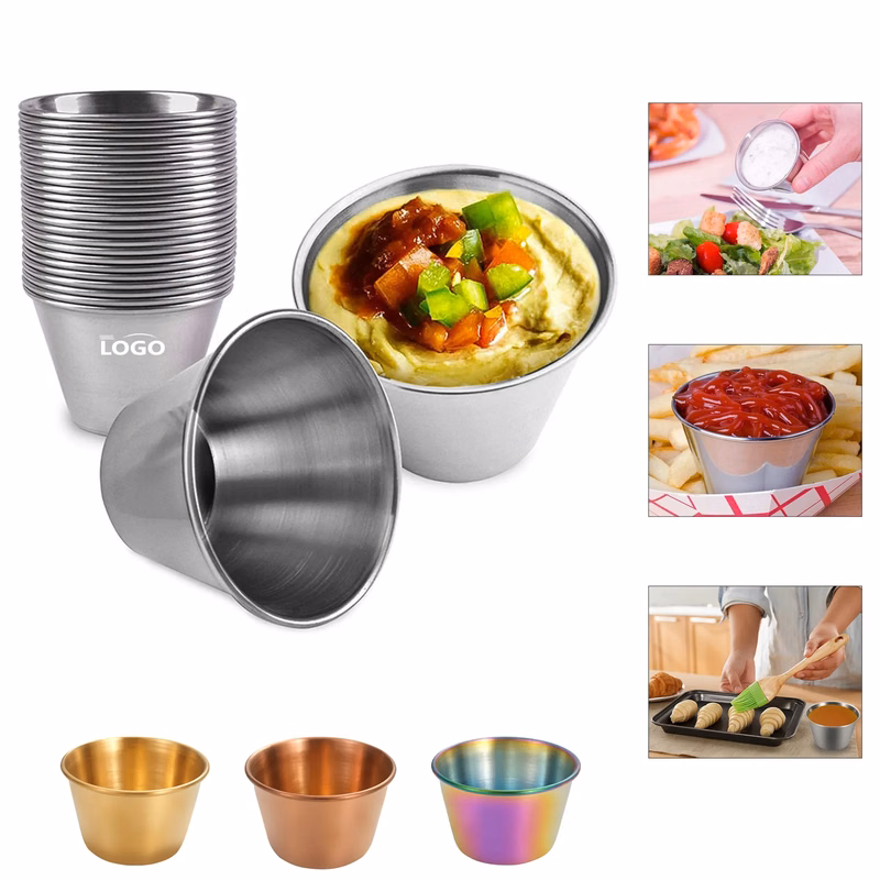 304 Stainless Steel Sauce Cup Condiment Container