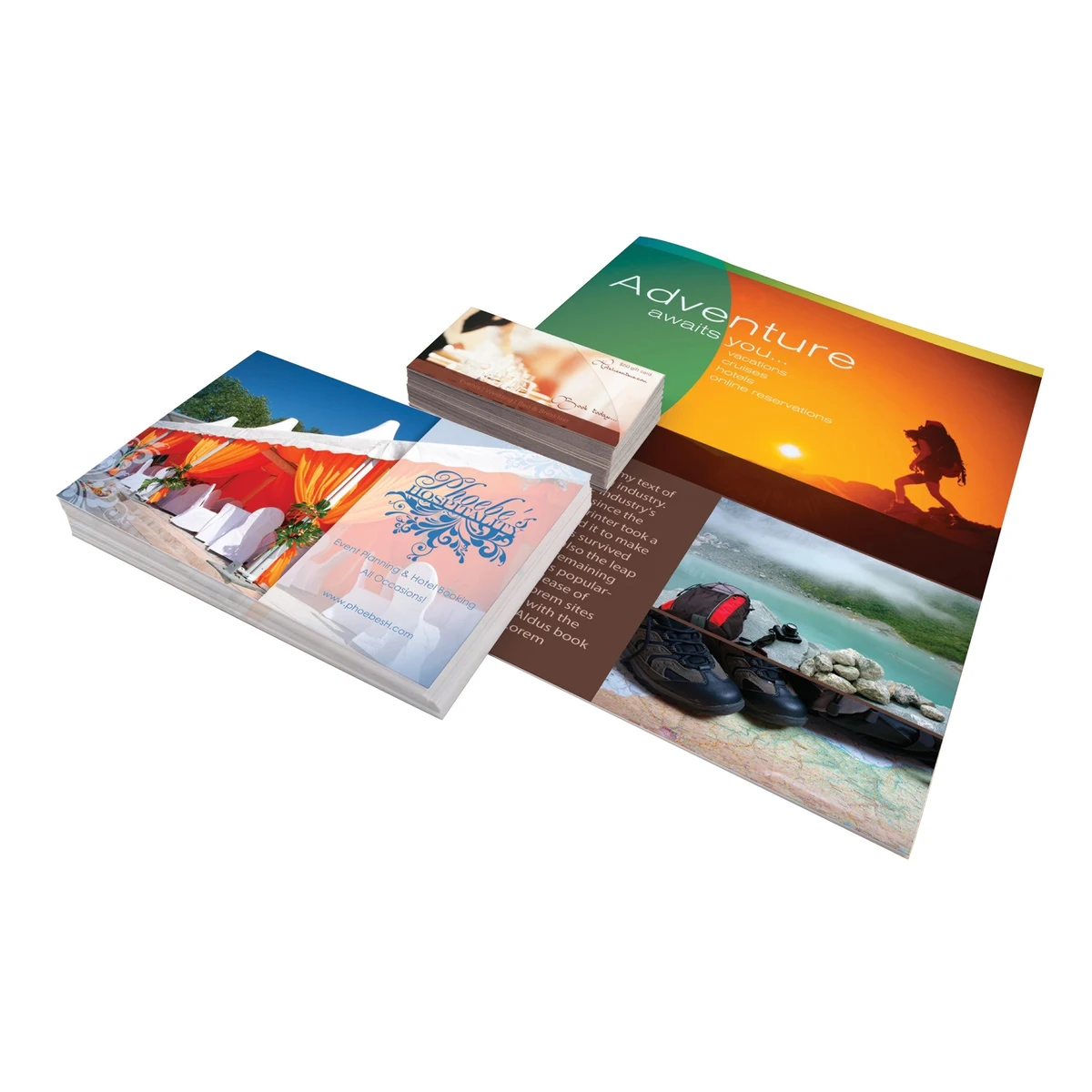 Premium Flyers, Full Color, Various Sizes with UV Coating 1