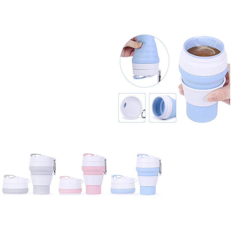 350ml Foldable Silicone Coffee Cup 1