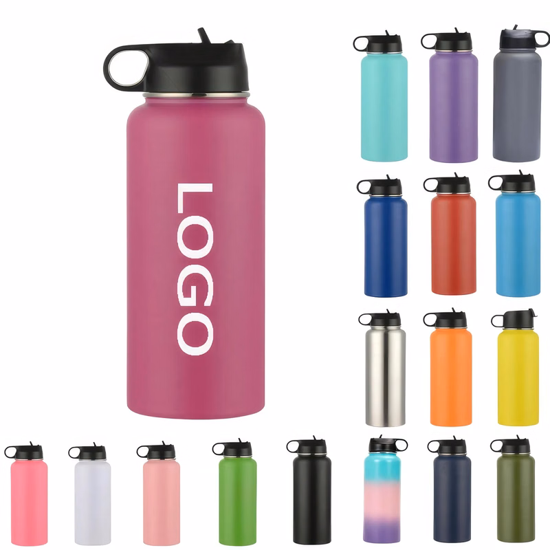 32oz Stainless Steel Sports Water Cup Flask