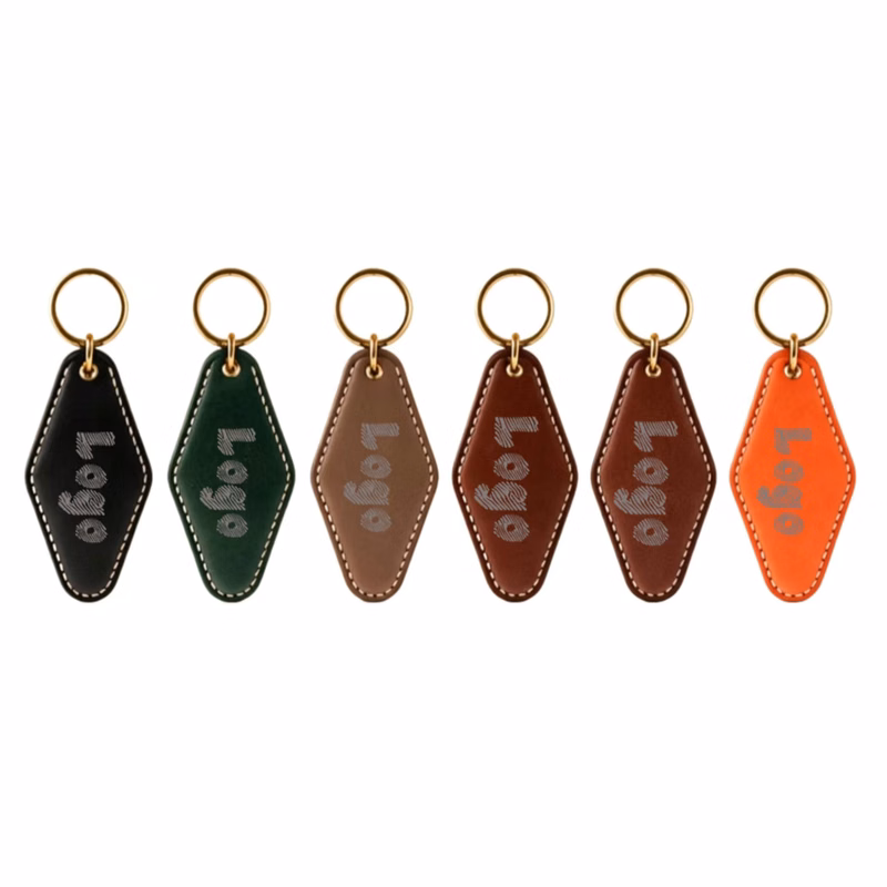 Handmade Leather Key Tag
