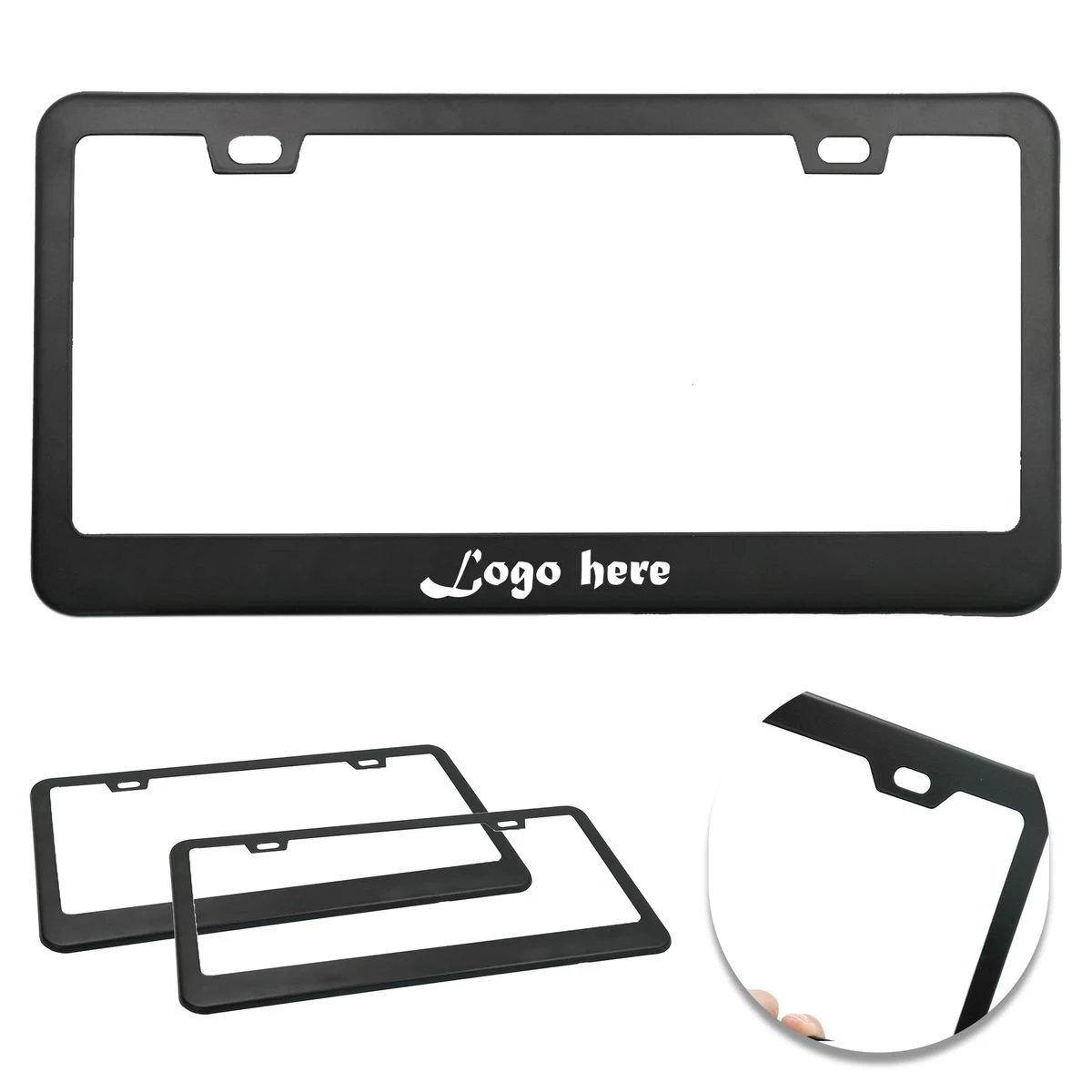 Aluminum Alloy Automobile Special License Plate Frame 1