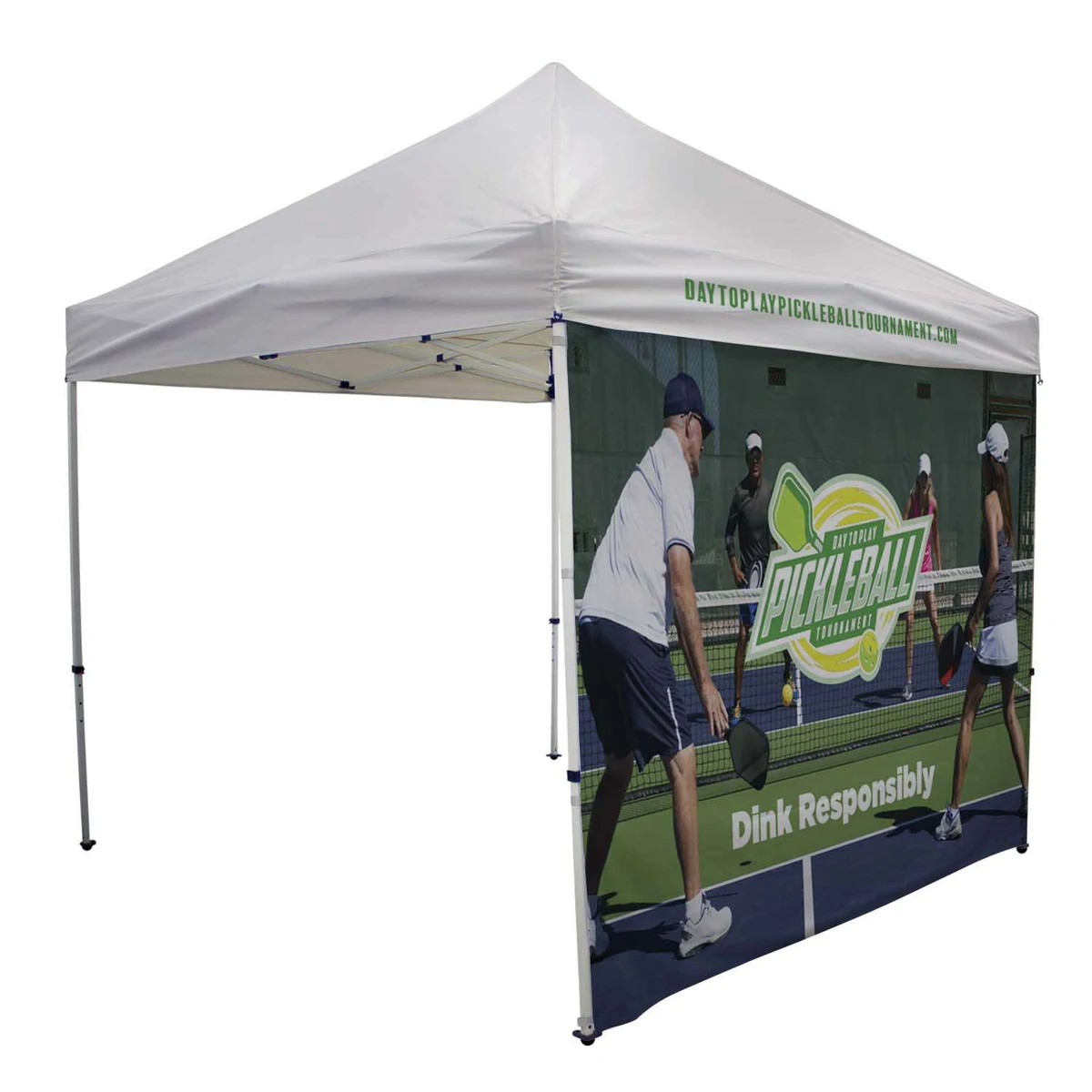 10' Tent Full Wall (Dye Sublimated, Double-Sided) 1
