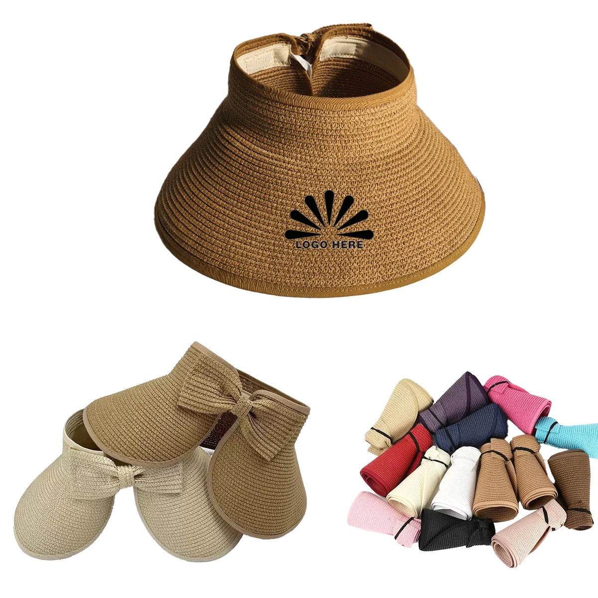 Foldable Wide Brim Beach Hat 1
