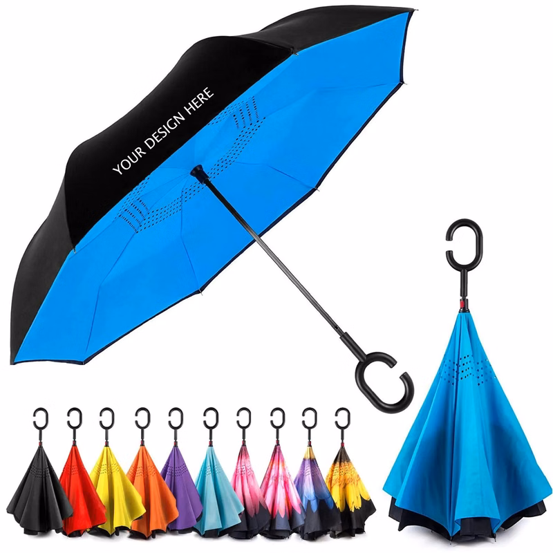 Colorful Inverted Umbrella MOQ 50PCS