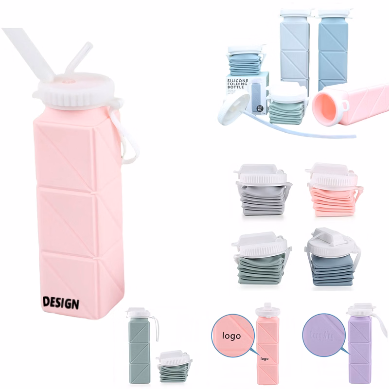 Premium Collapsible Silicone Water Bottle For Outdoor Sports
