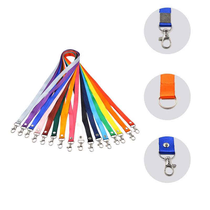 Polyester Lanyard With Metal Hook