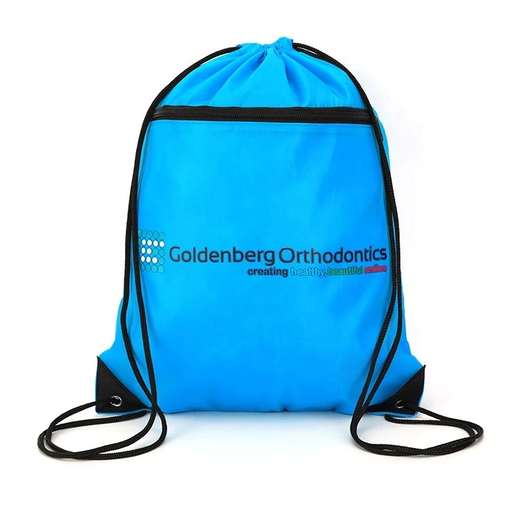 Double Compartment Drawstring Backpack 1