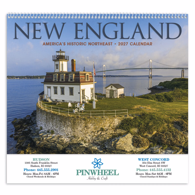 Triumph® Calendars New England Calendar