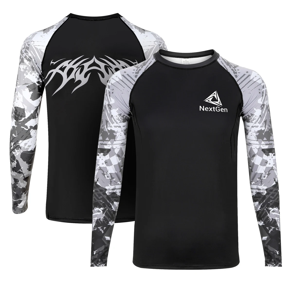 Men's Compression Gym Workout Shirt (Full Color) 1