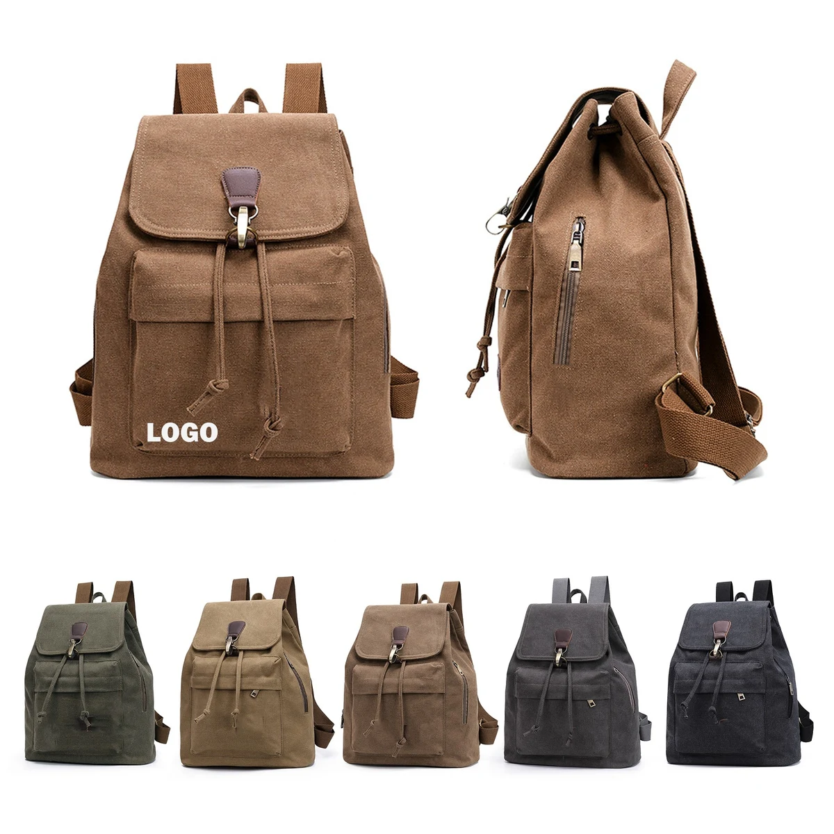 Retro Canvas Backpack 1
