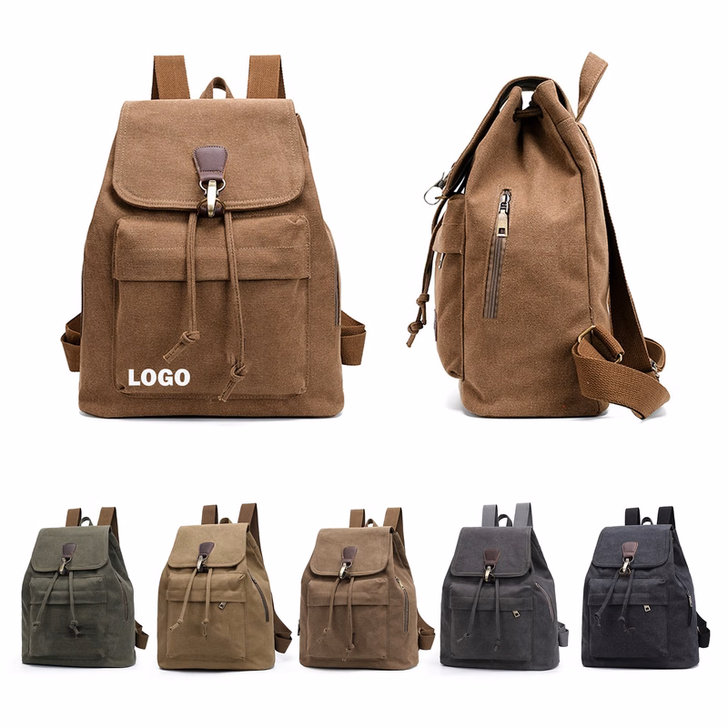 Retro Canvas Backpack
