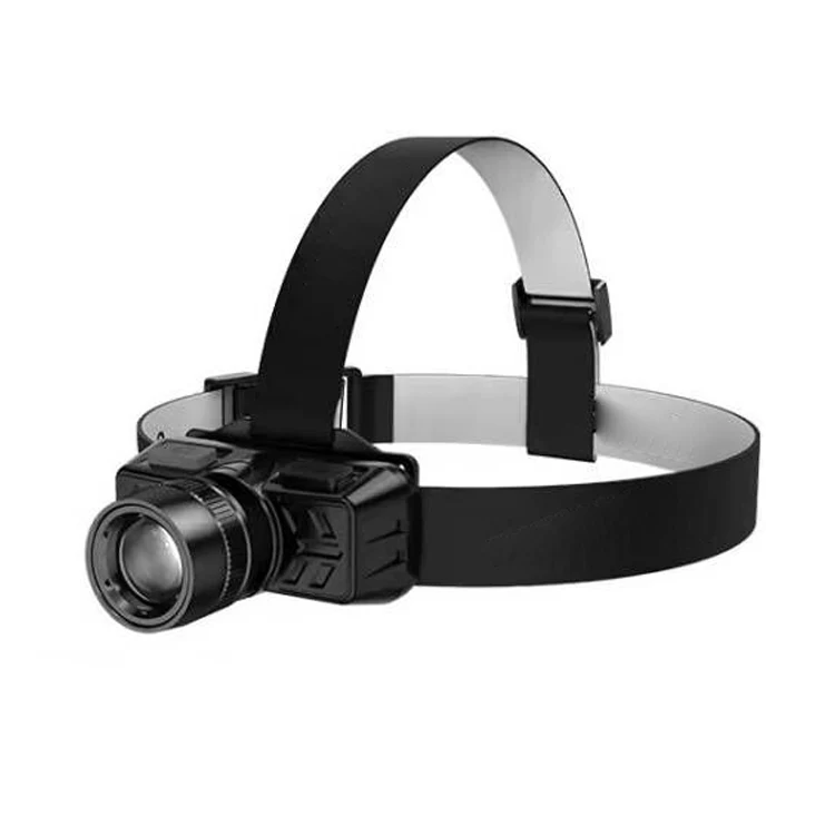 LED USB Rechargeable Built-In Lithium 18650 Battery ABS Camping Adventure Cycling Headlamp Head Ligh 1
