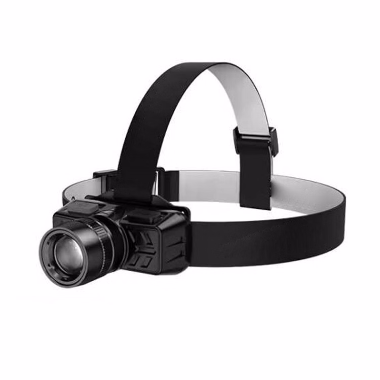 LED USB Rechargeable Built-In Lithium 18650 Battery ABS Camping Adventure Cycling Headlamp Head Ligh