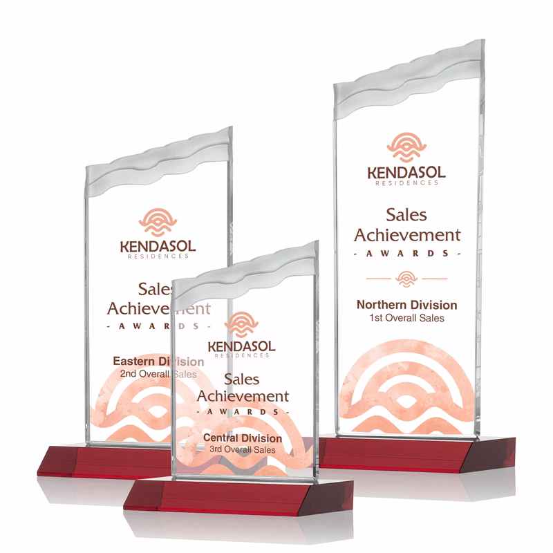 Oakwood VividPrint™ Award - Red